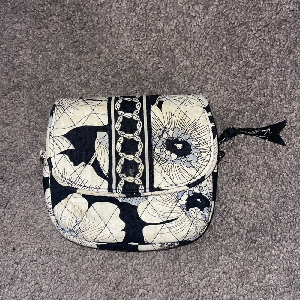 Vera Bradley Floral Black and White Wallet